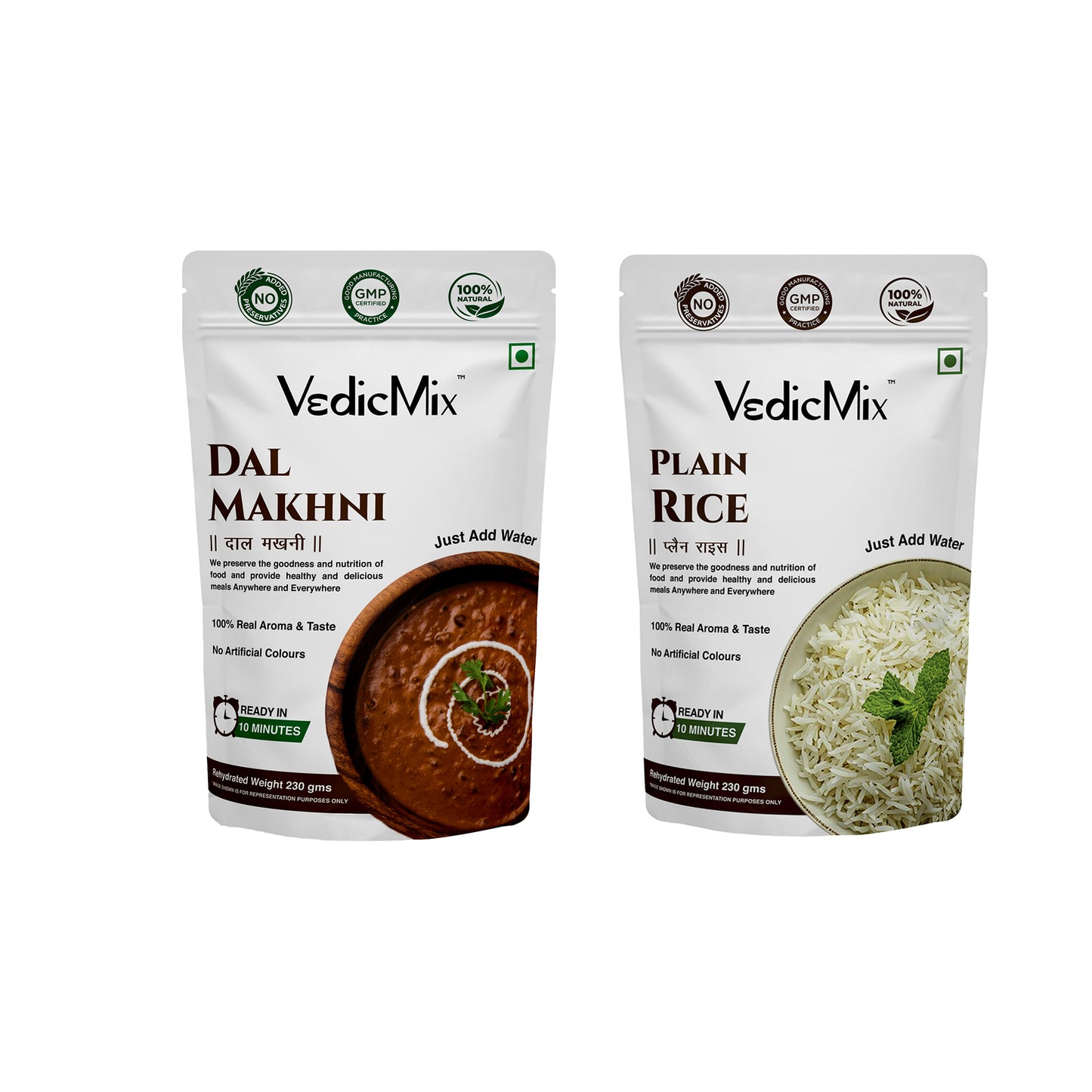 DAL MAKHNI + PLAIN RICE
