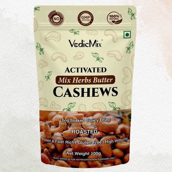 Activated Mix Herb Butter Cashews