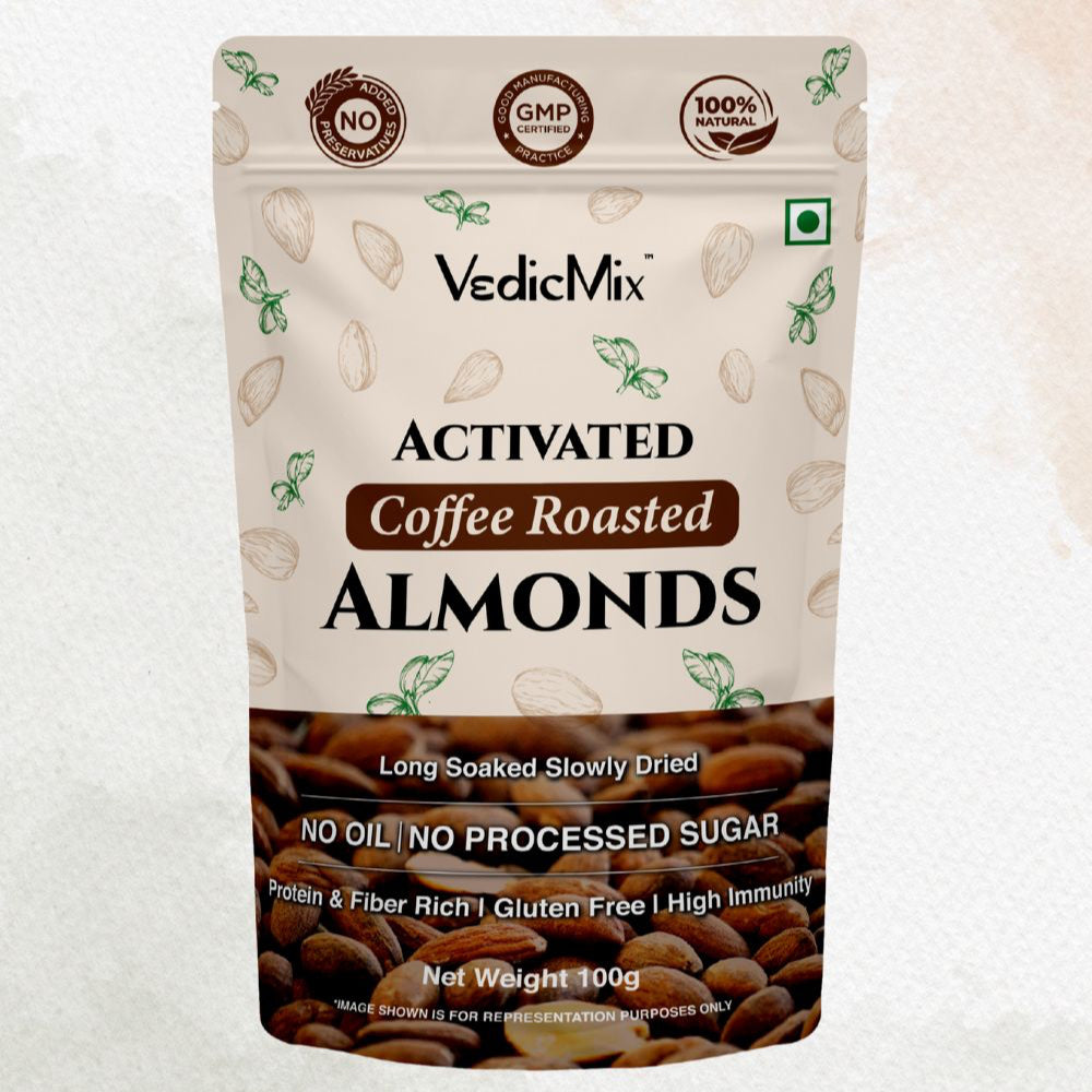Activated Coffe Roasted Almonds