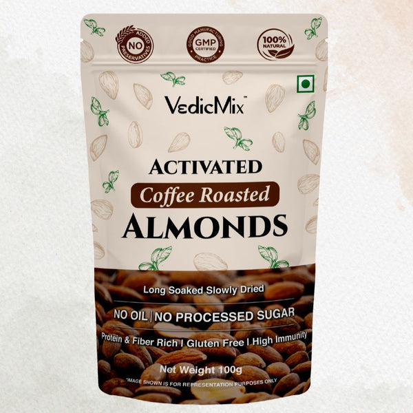 Activated Coffee Roasted Almonds