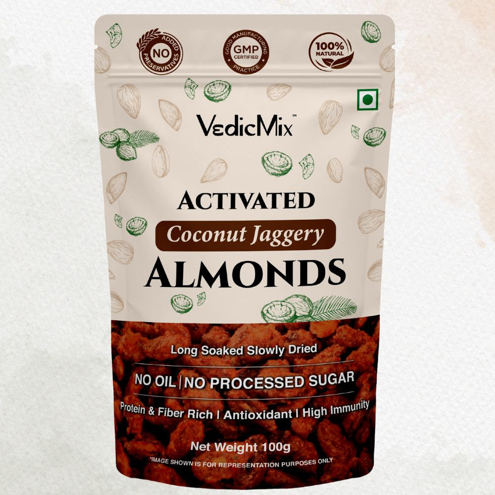 Activated Coconut Jaggery Almonds