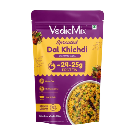 Sprouted Dal Khichdi (Signature Tadka)