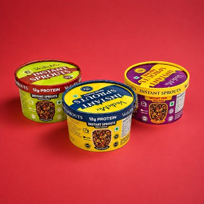 Instant Cup Sprouts - Combo Pack (3 Delicious Flavours)