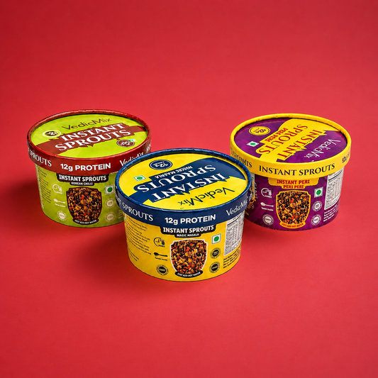 Instant Cup Sprouts - Combo Pack (3 Delicious Flavours)