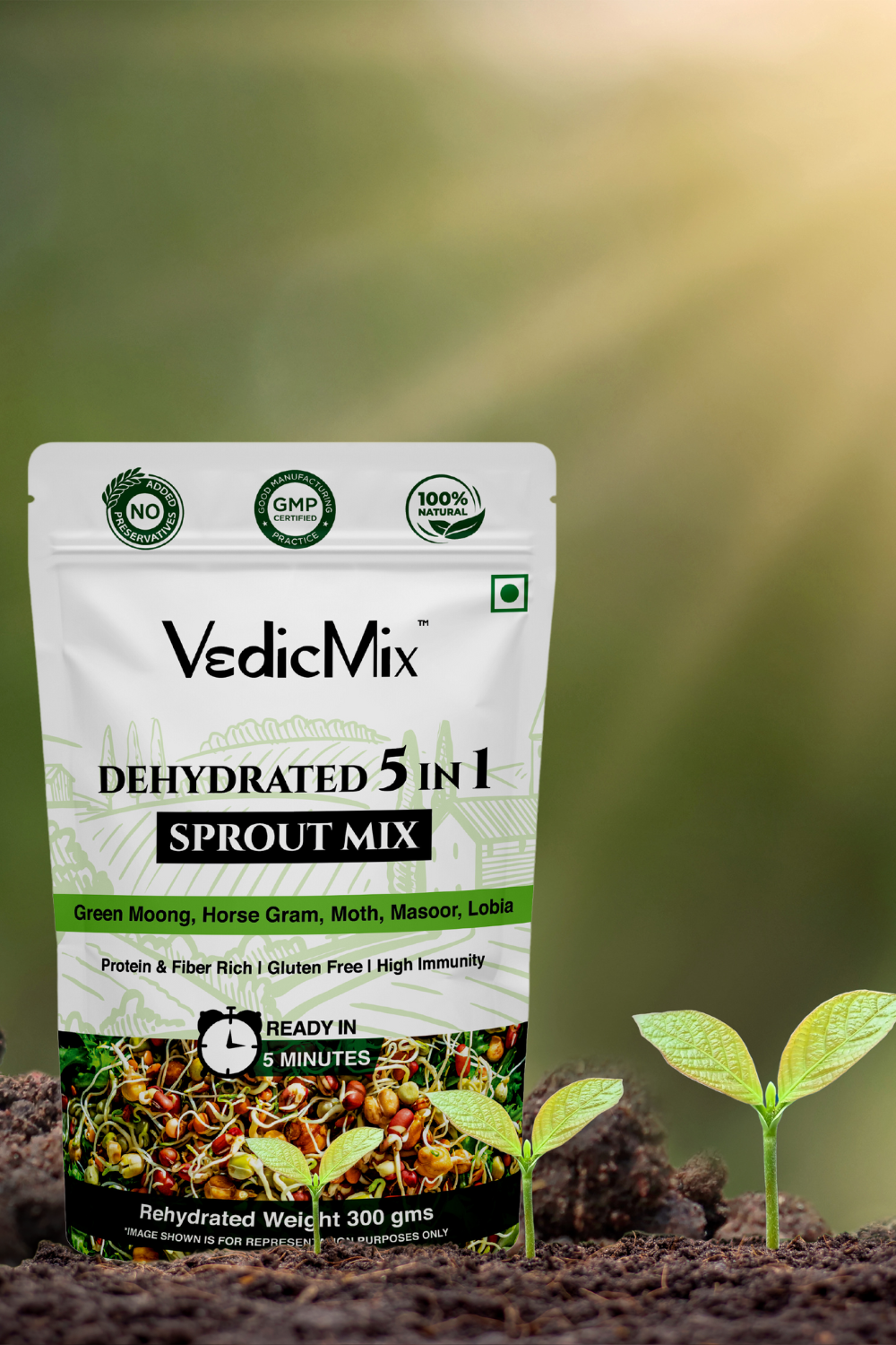 Dehydrated 5 in 1 Sprout Mix