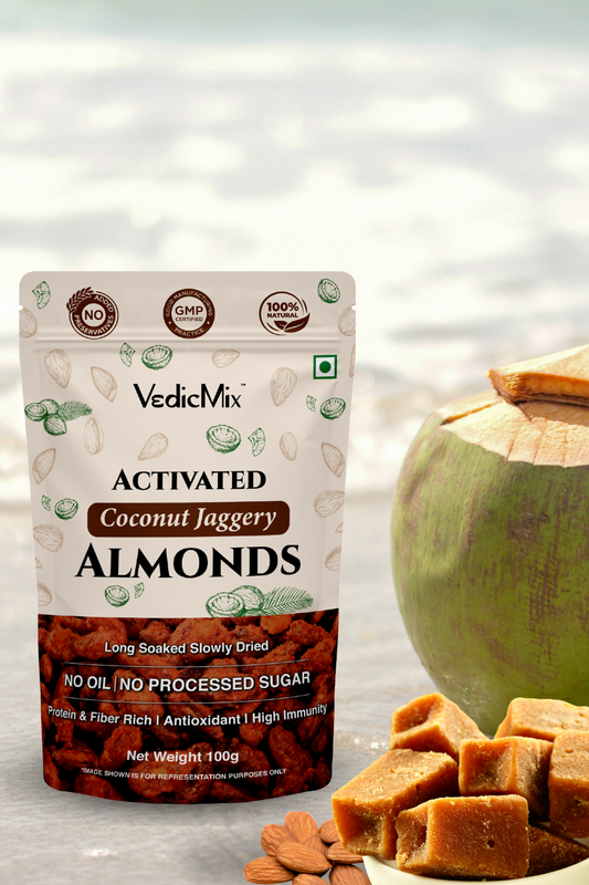 Activated Coconut Jaggery Almonds