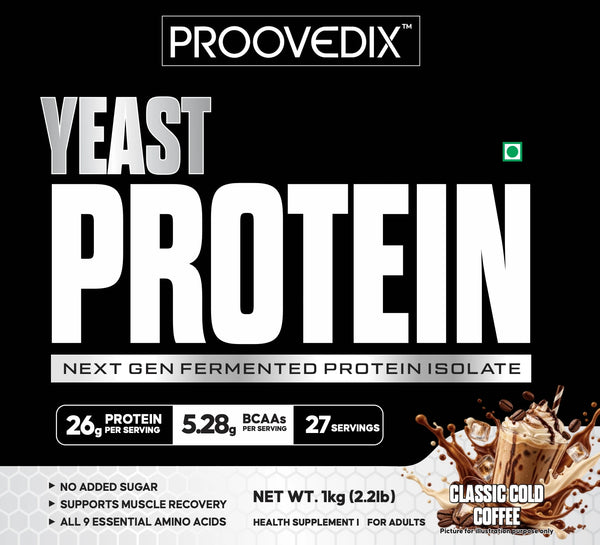 Yeast Protein – Classic Cold Coffee | Natural Coffee Protein Powder, No Added Sugar