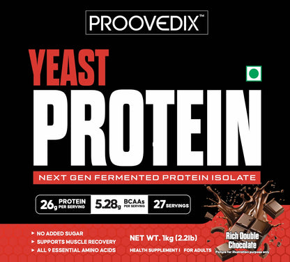 Yeast Protein – Rich Double Chocolate | Natural Plant Protein Powder, No Added Sugar