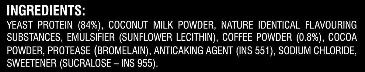 Yeast Protein – Classic Cold Coffee | Natural Coffee Protein Powder, No Added Sugar