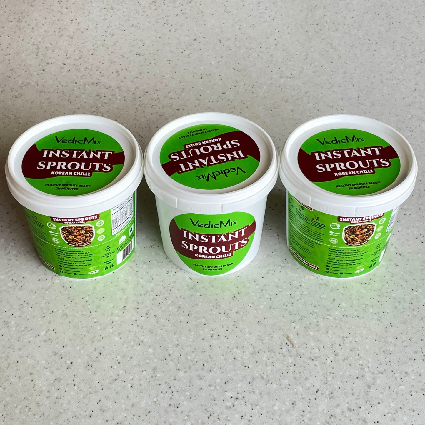 Instant Cup Sprouts Korean Chilli (Pack of 3)