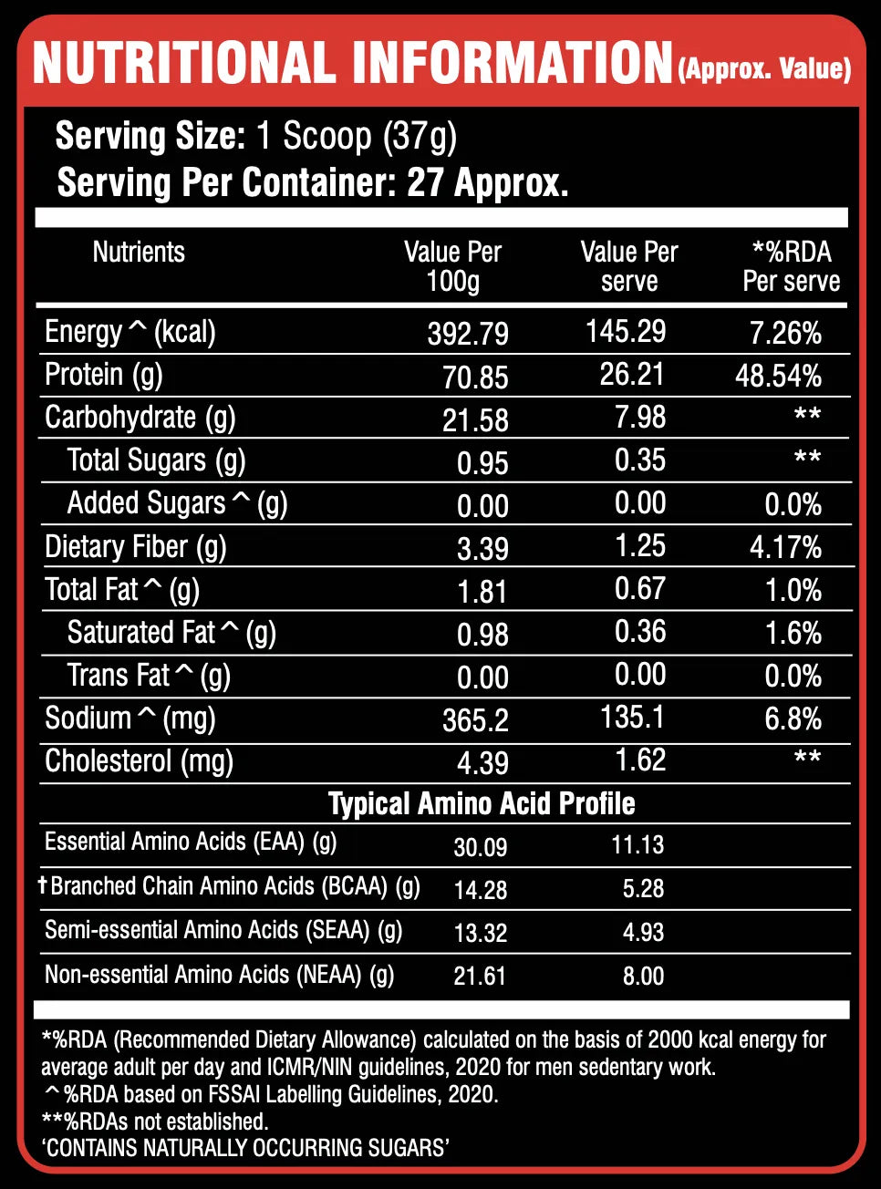 Yeast Protein – Rich Double Chocolate | Natural Plant Protein Powder, No Added Sugar
