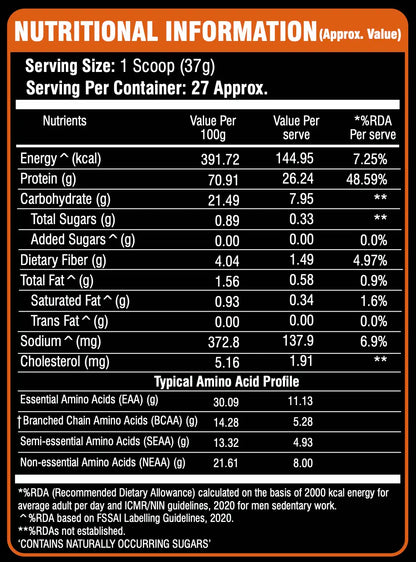 Yeast Protein – Royal Kesar Badam | Natural Saffron Almond Protein Powder