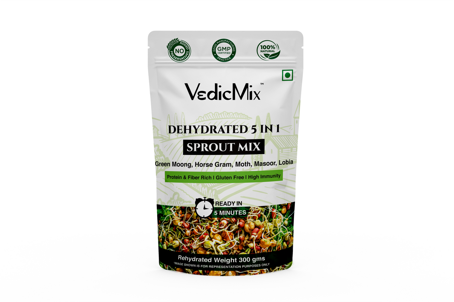 Dehydrated 5 in 1 Sprout Mix