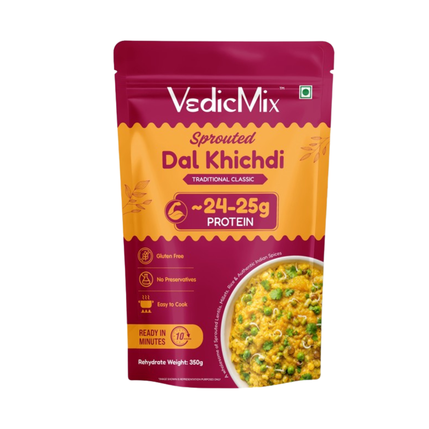 Sprouted Dal Khichdi (Traditional Classic)
