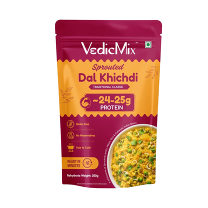 Sprouted Dal Khichdi (Traditional Classic)