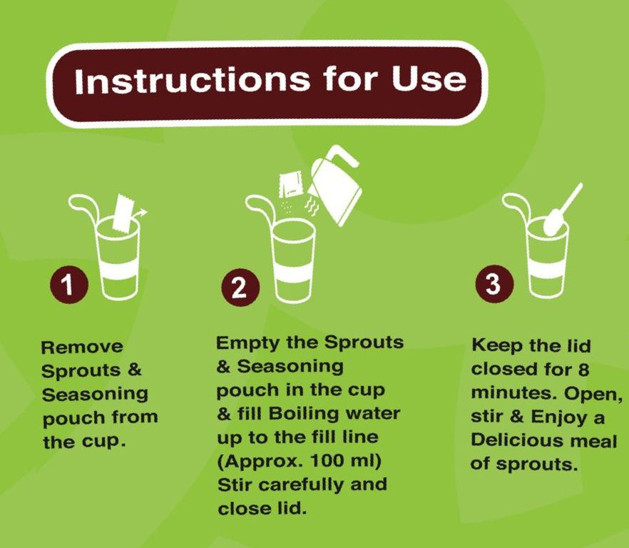 Instant Cup Sprouts - Korean Chilli
