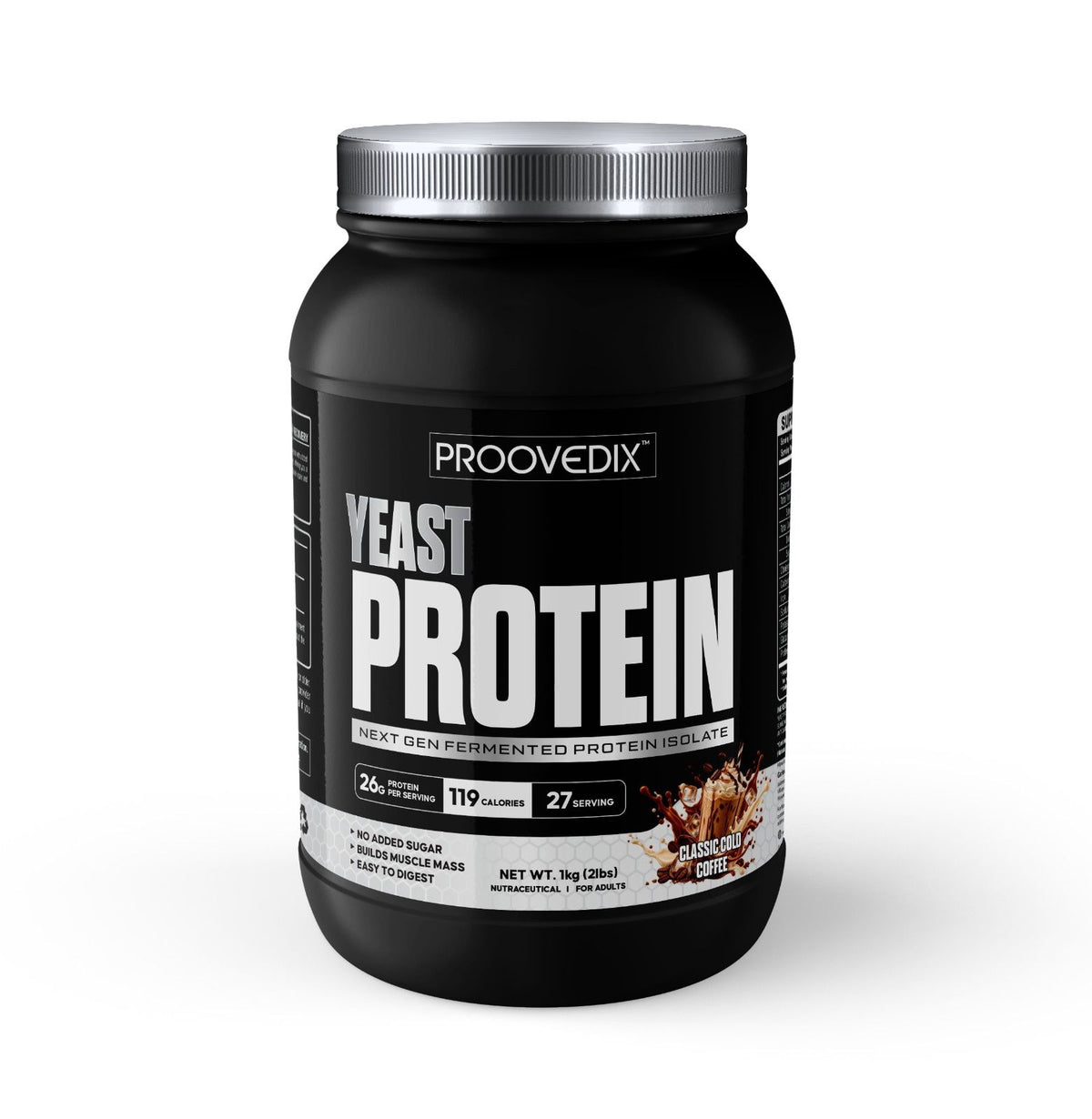 Yeast Protein – Classic Cold Coffee | Natural Coffee Protein Powder, No Added Sugar