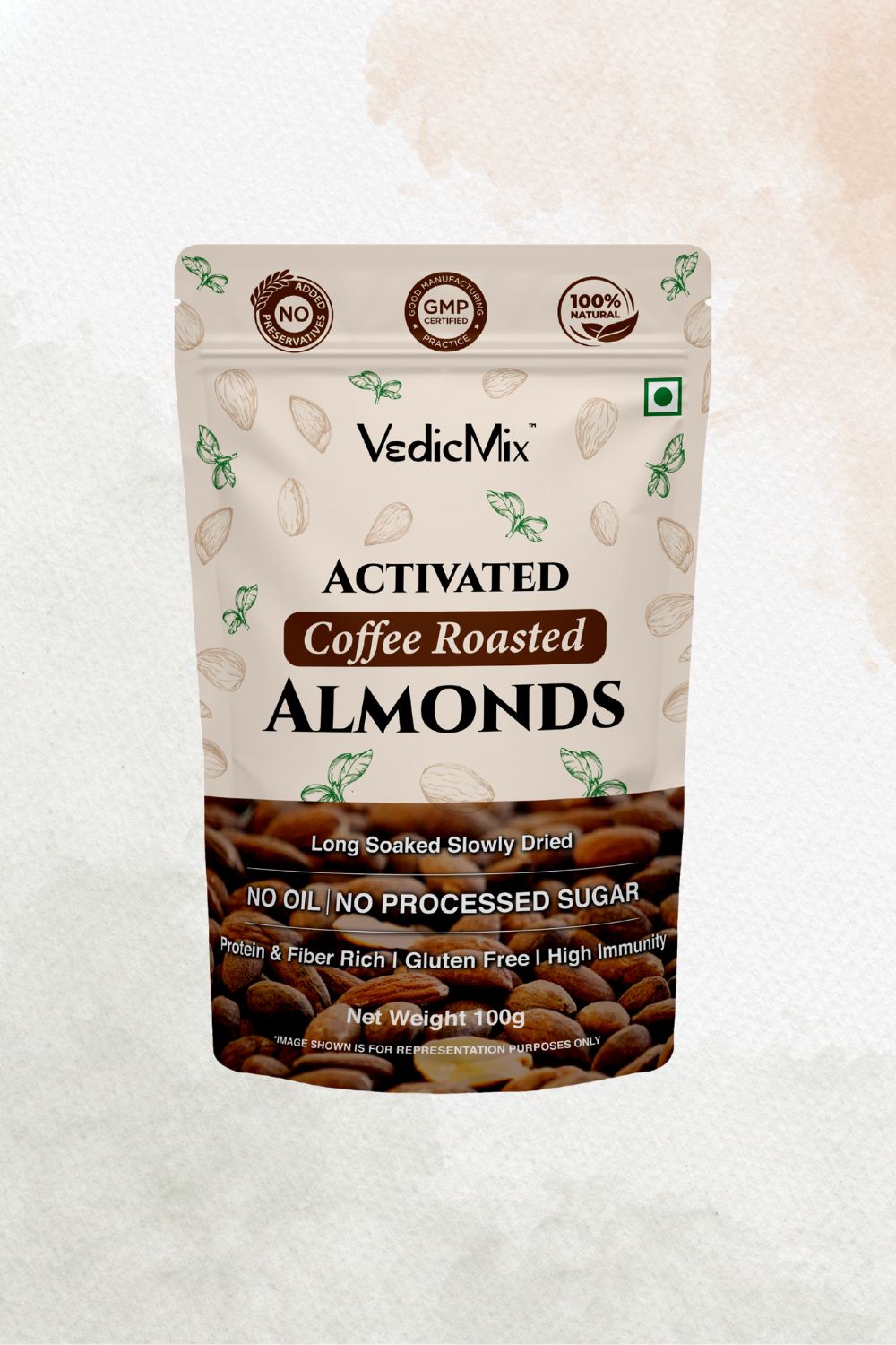 Activated Coffe Roasted Almonds